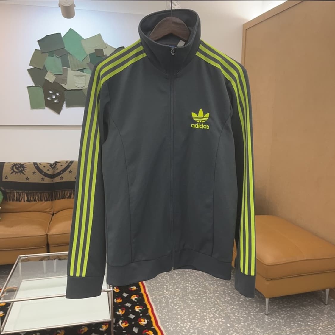 아디다스 유로파 네온라인 트랙탑 져지 집업 105 C06522 상품이미지3