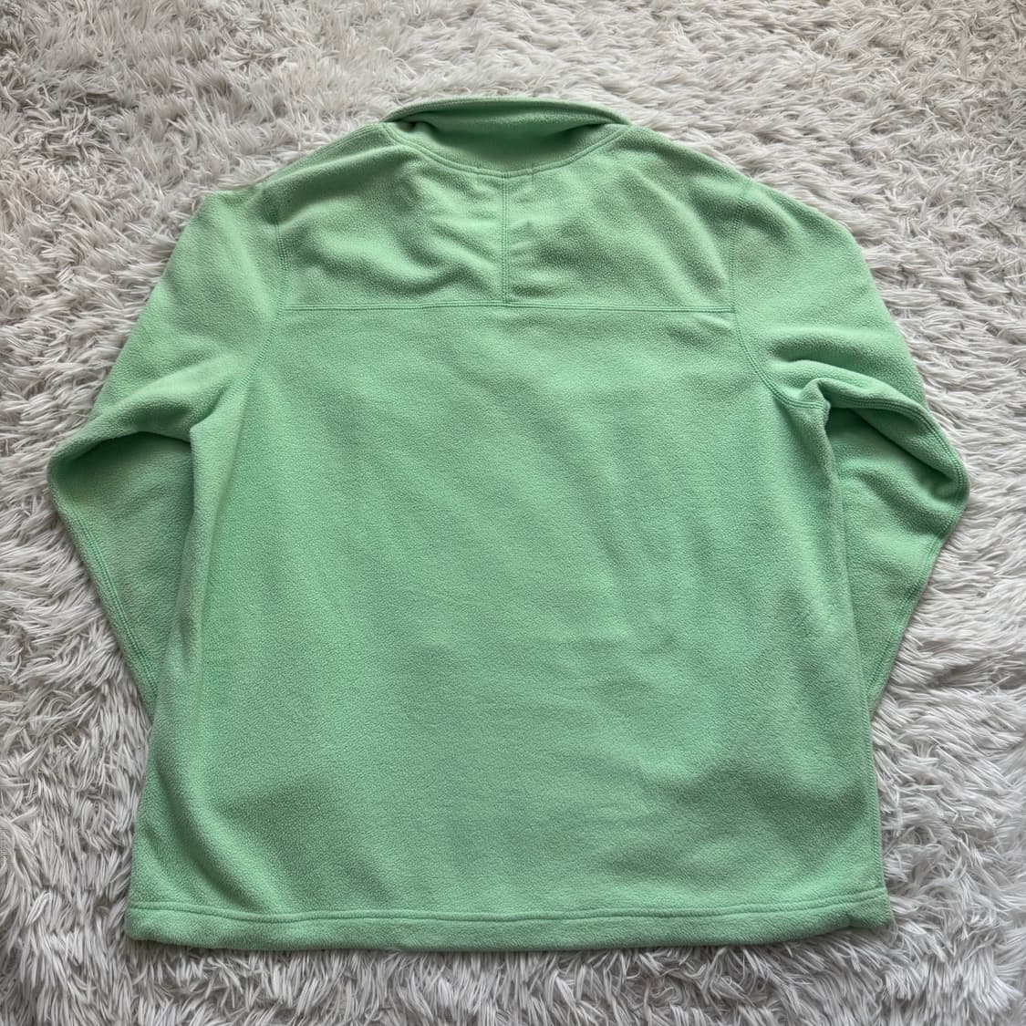 A BATHING APE 일본빈티지 후리스 베이프 반집업 플리스 xl 상품이미지3