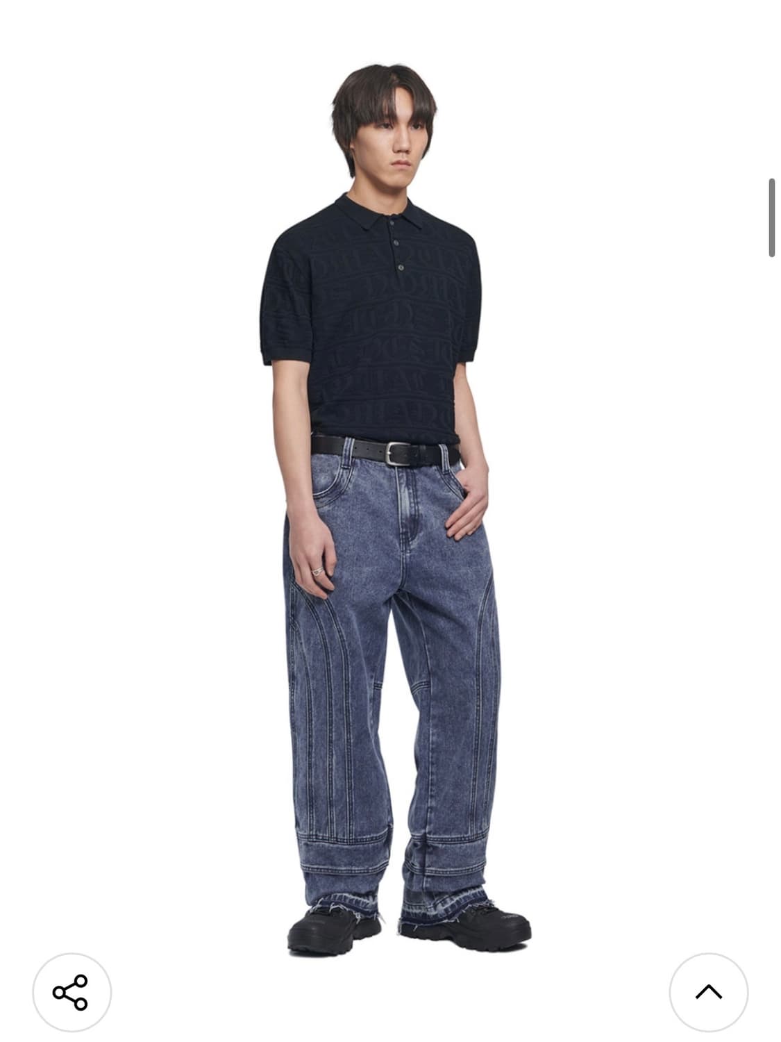 노매뉴얼 워싱팬츠 WASHED DENIM WORK PANTS 상품이미지1