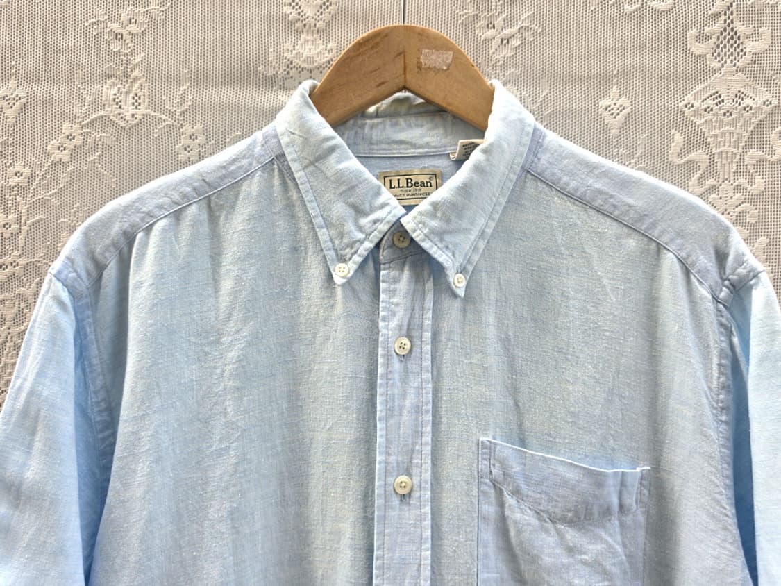 00s 엘엘빈 리넨 반팔셔츠 상품이미지2