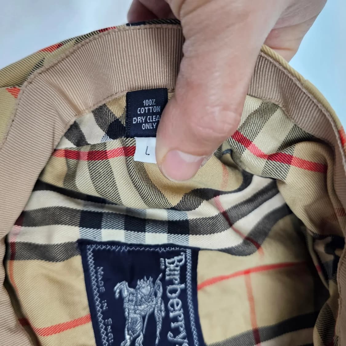 버버리헌팅캡 상품이미지4