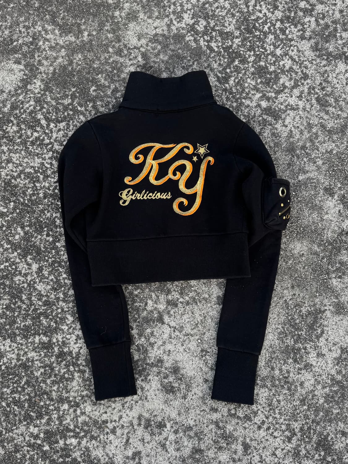 Star Cropped Zip Up 상품이미지4