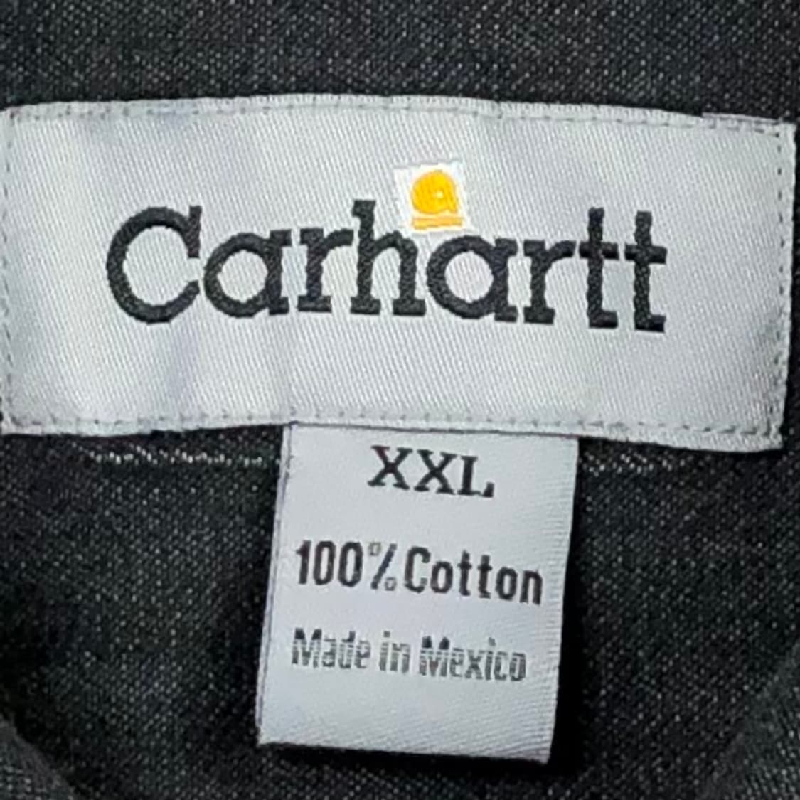 Xxl 칼하트 블랙 데님 셔츠 상품이미지3