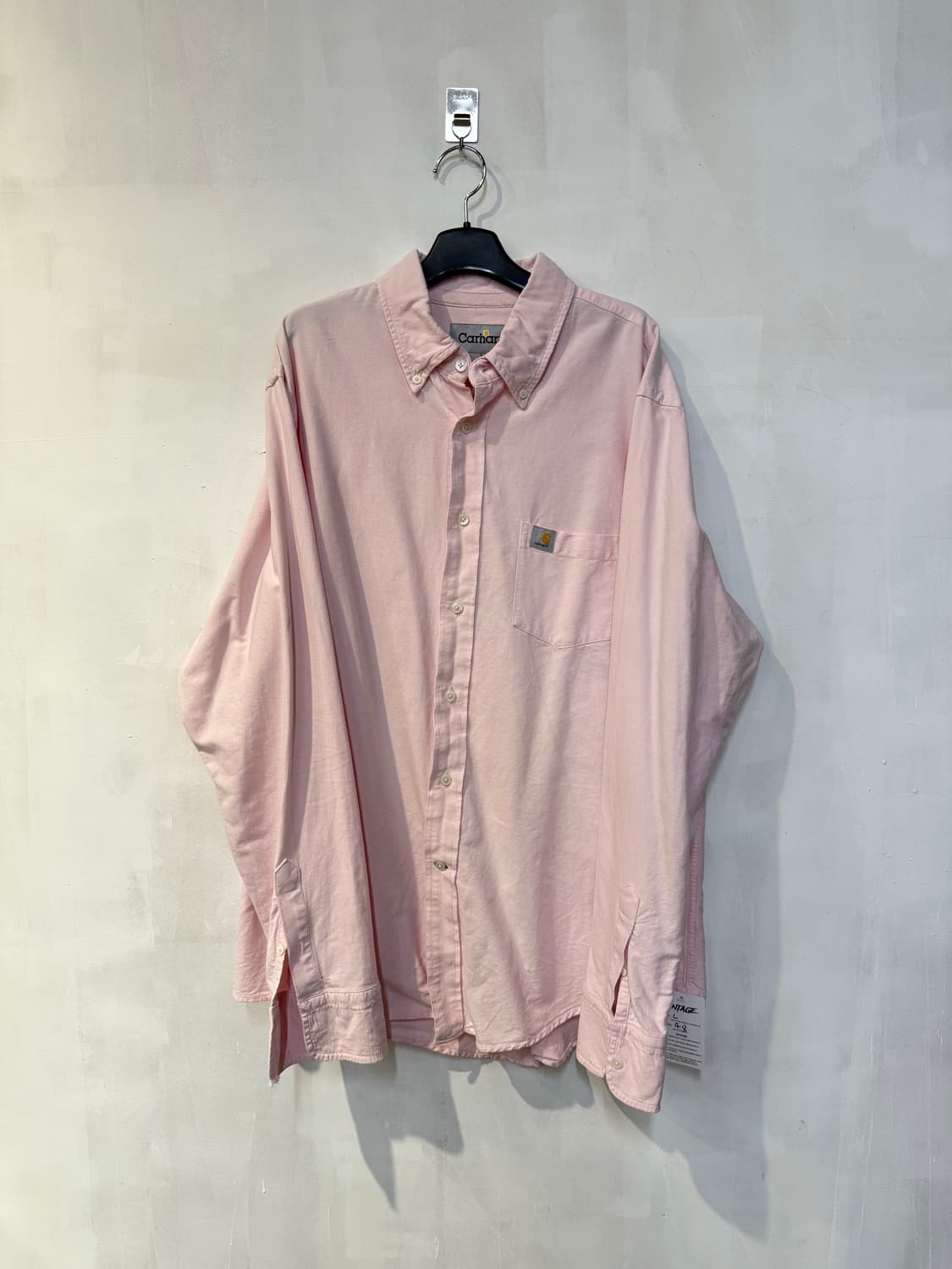 칼하트 핑크 긴팔셔츠 상품이미지1