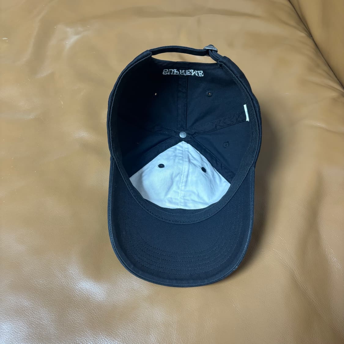 슈프림 6패널 볼캡 모자 24ss 뉴욕 아크 블랙 상품이미지6