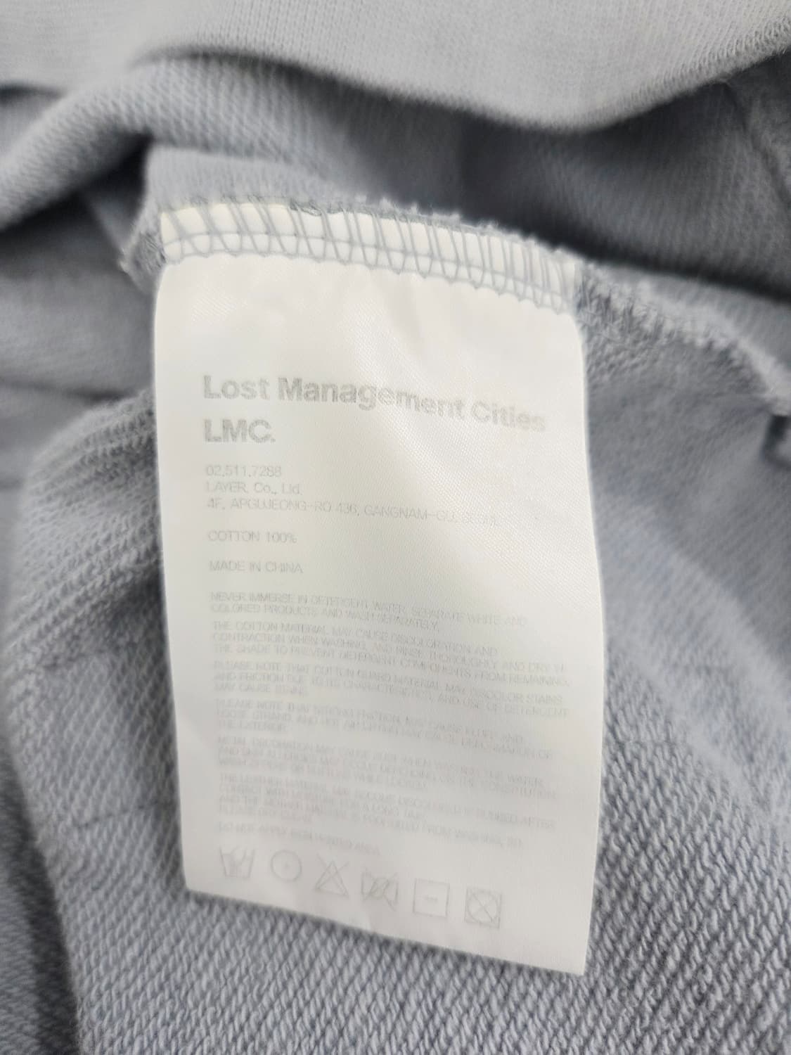 LMC SPARKLING ICE SWEATSHIRT ash blue_M 상품이미지6