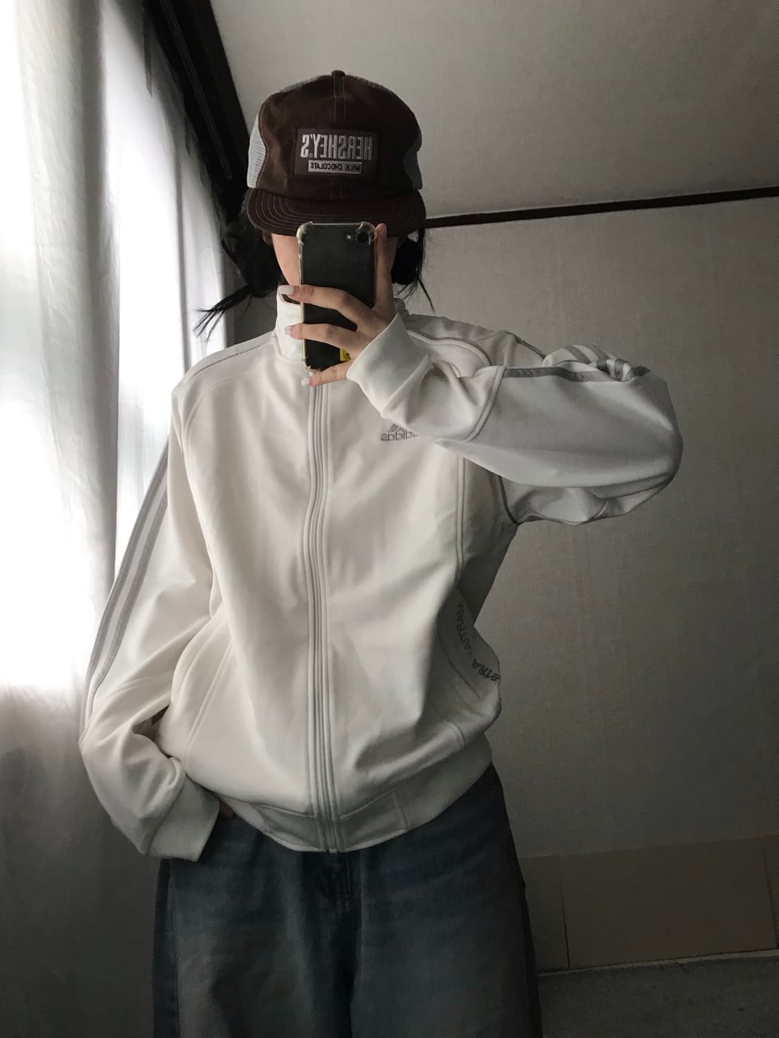 아디다스 화이트 실버 져지 상품이미지4