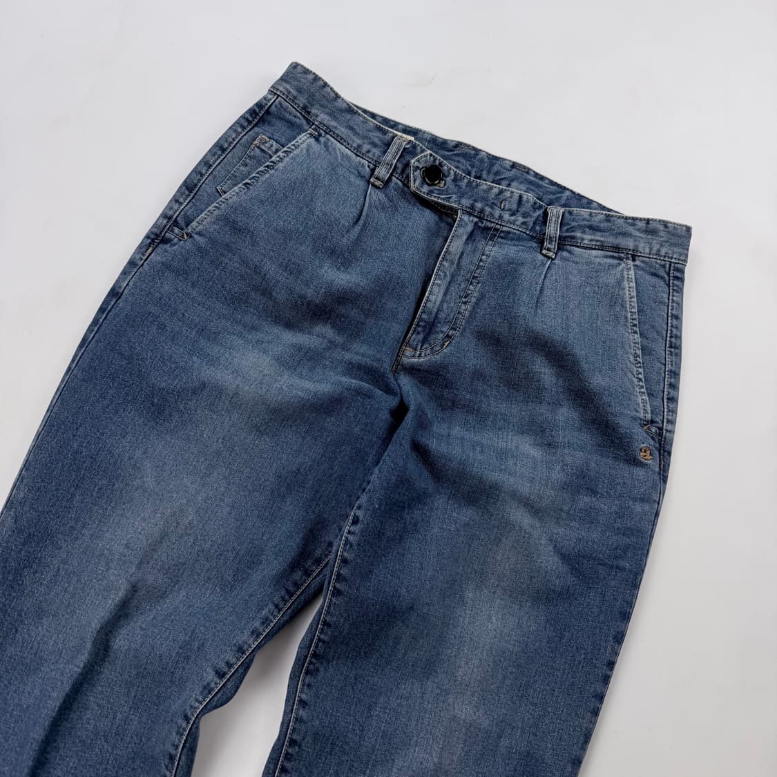 알레그리 테이퍼드 치노 핏 데님 팬츠 상품이미지2