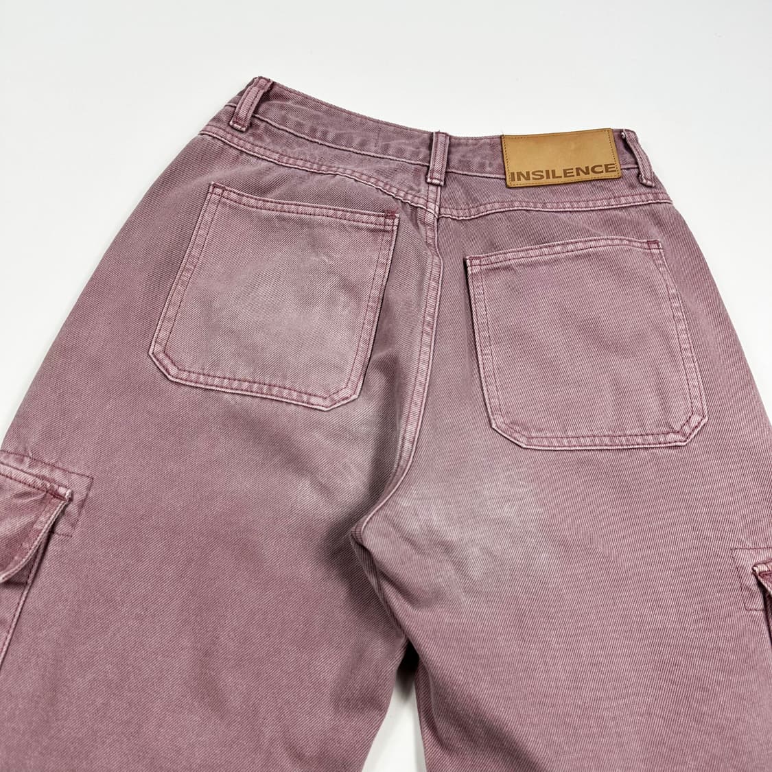 인사일런스 카펜터 연핑크 와이드 카고팬츠 (26인치 여성추천) 상품이미지5