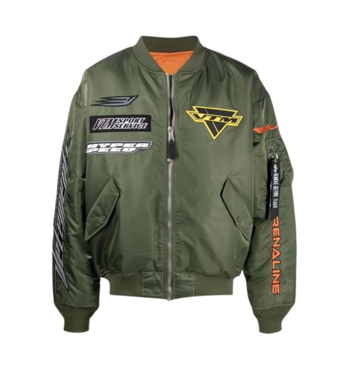 [구매] 베트멍 레이싱봄버 카키 상품이미지1