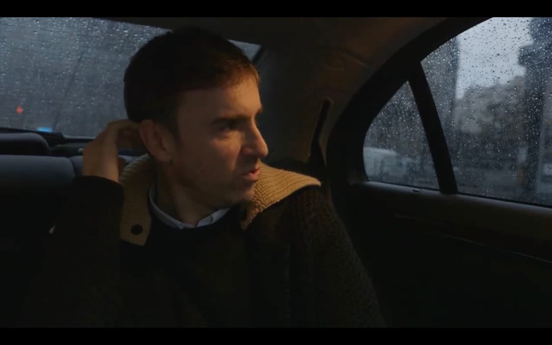 예약중 / 요지야마모토 니트넥 롱코트 / 라프시몬스 상품이미지4