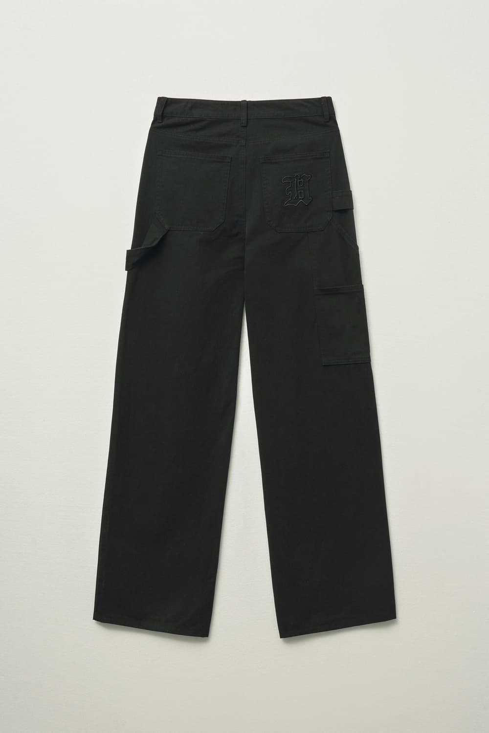 헬레네파리스 보헤미안 카펜터 와이드 팬츠 [잉크 블랙] 상품이미지3