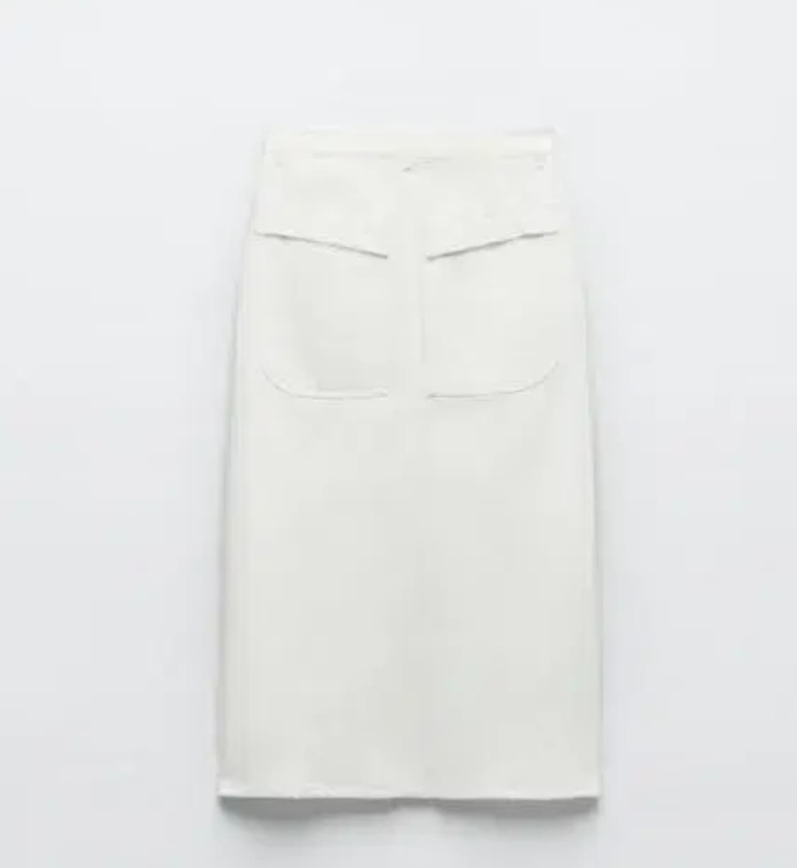 ZARA 자라 카고 롱스커트 오이스터 화이트 9632/070 xs 상품이미지3