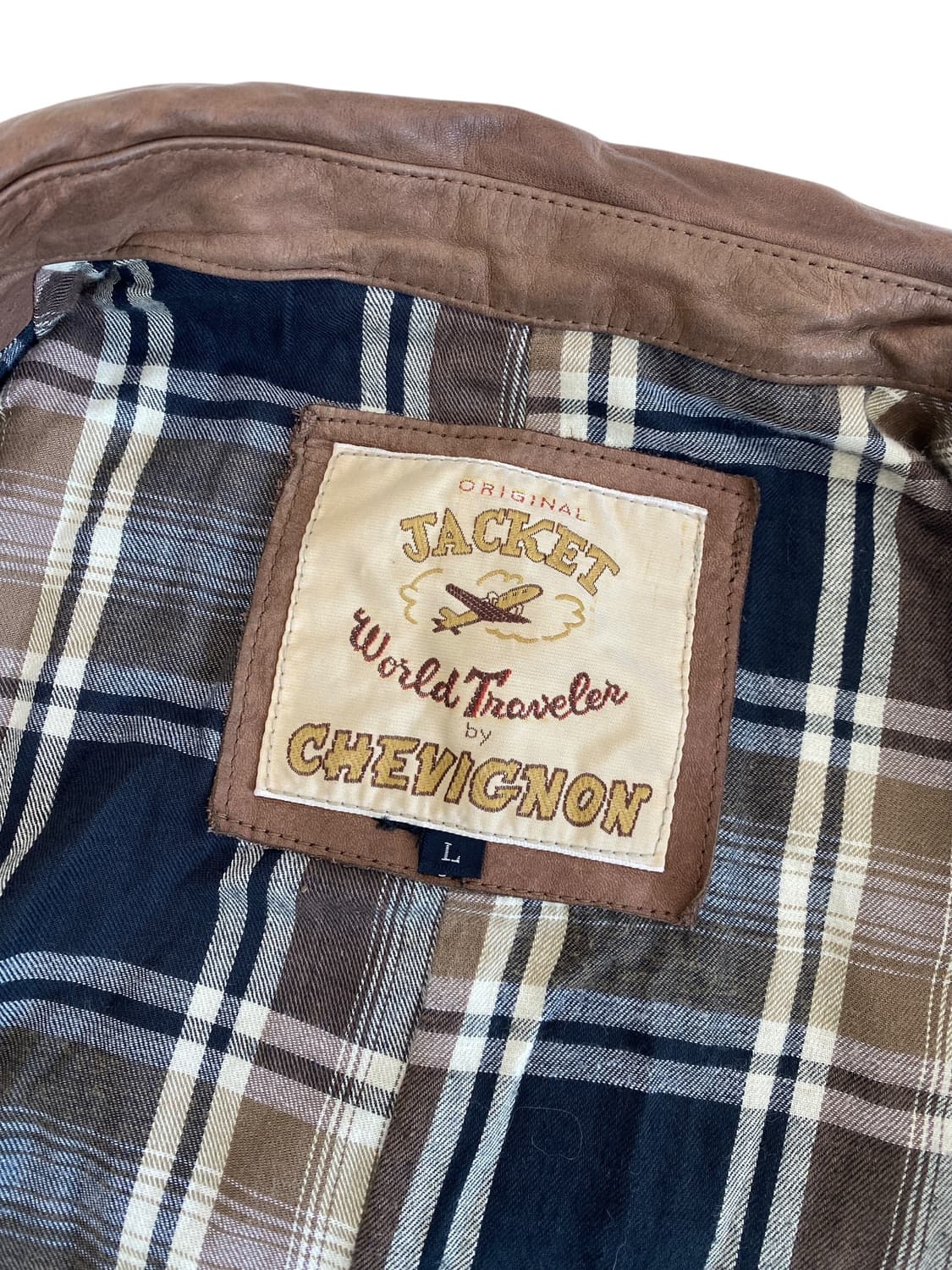 90's 쉐비뇽 나파 레더 롱 코트 상품이미지9