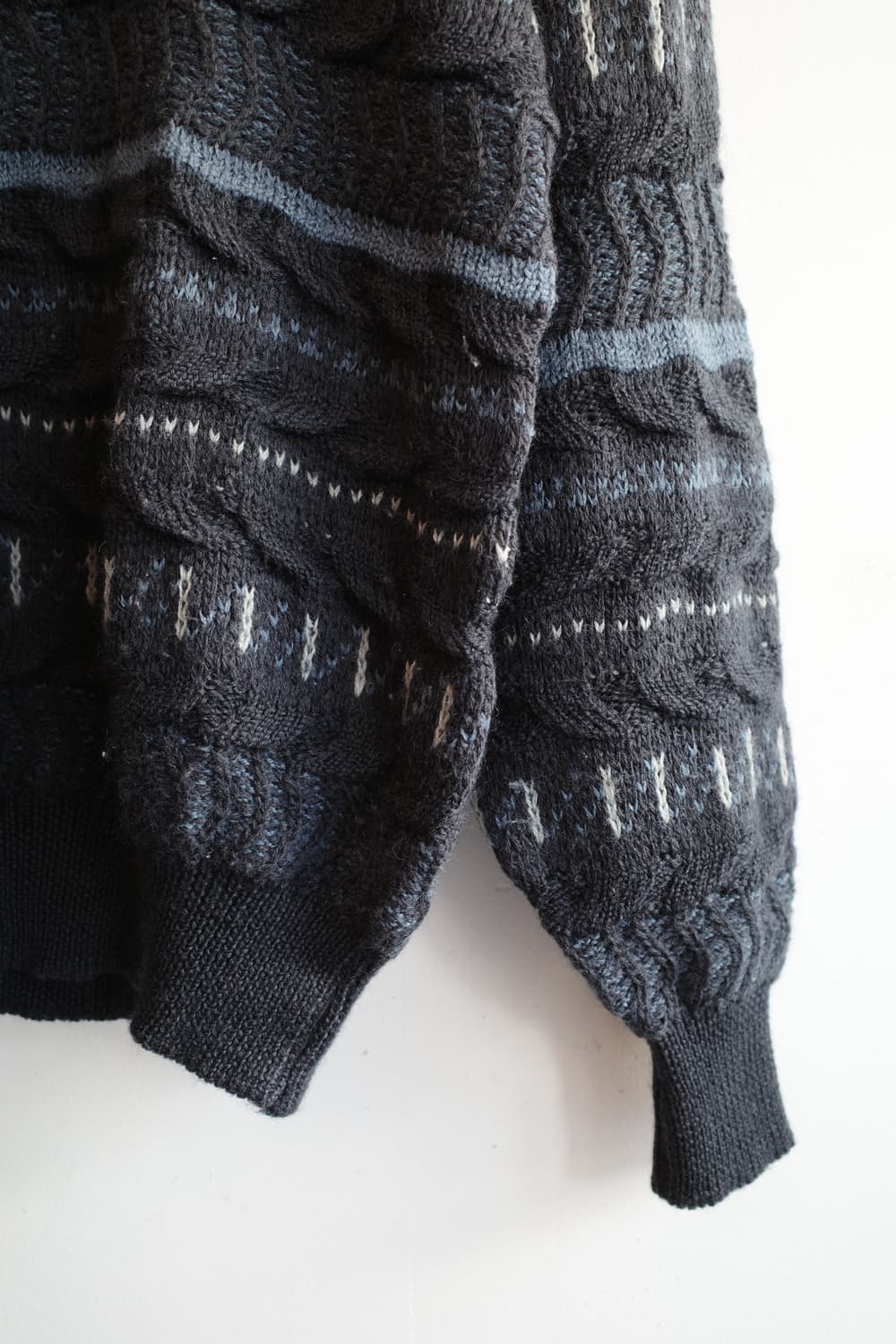 Mario Giorgi 패턴 울 니트 (MADE IN ITALY) 상품이미지4