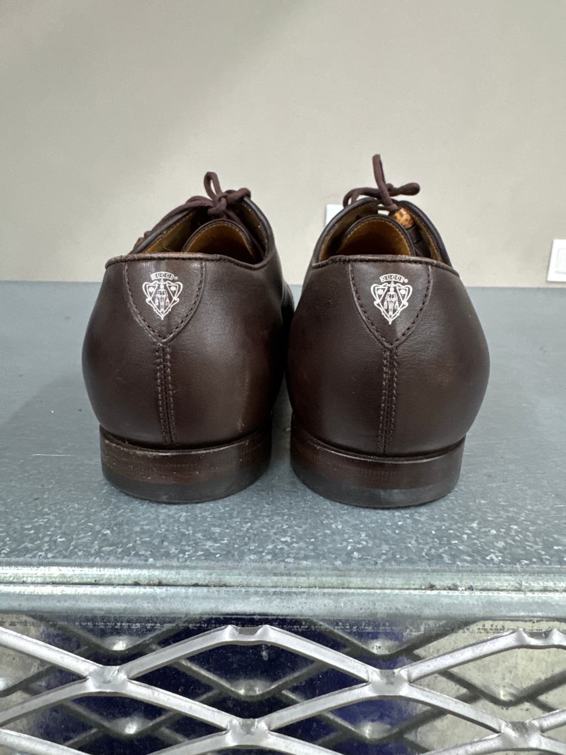 구찌 레더 옥스포드 브라운 6 상품이미지3