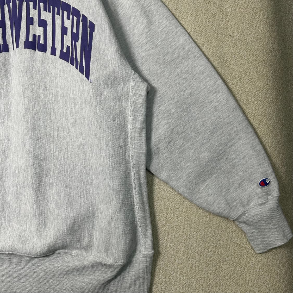 (XXL) 90s 챔피온 리버스위브 노스웨스턴 맨투맨  상품이미지3