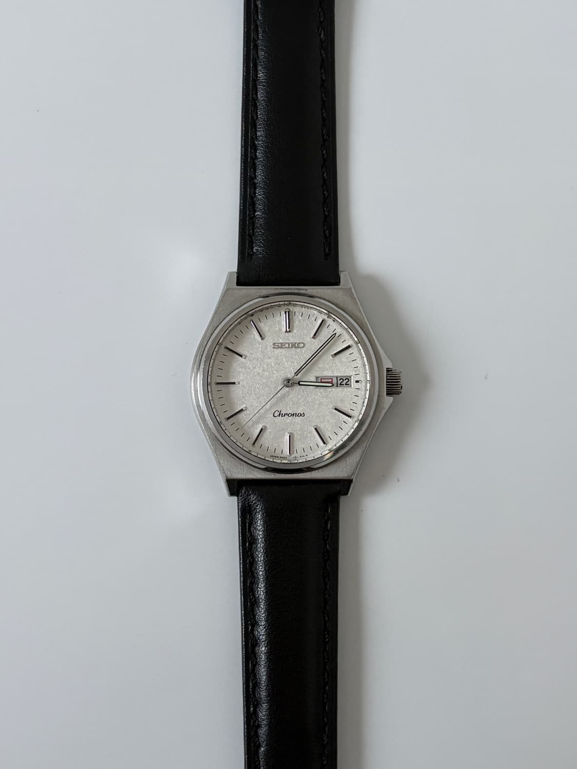 1980s Chronos Snowflake Silver Quartz  상품이미지1