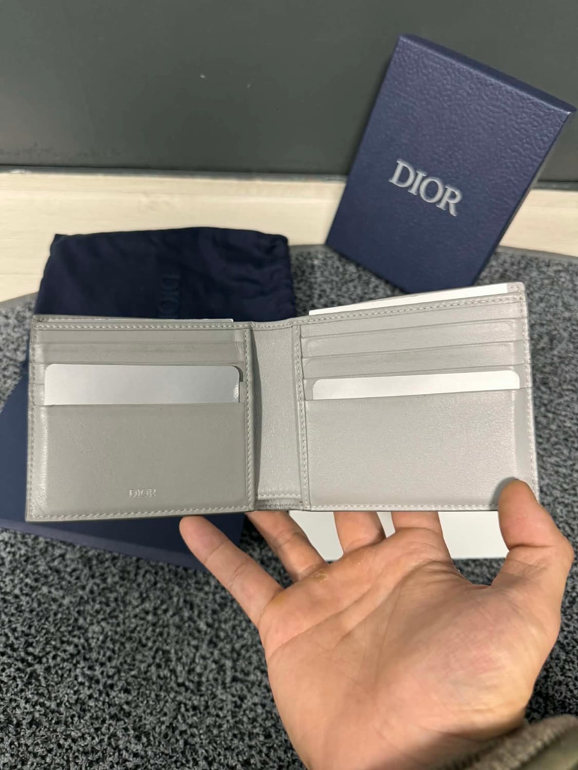 디올 다이아몬드 반지갑 (풀구성,상태최상) 상품이미지2