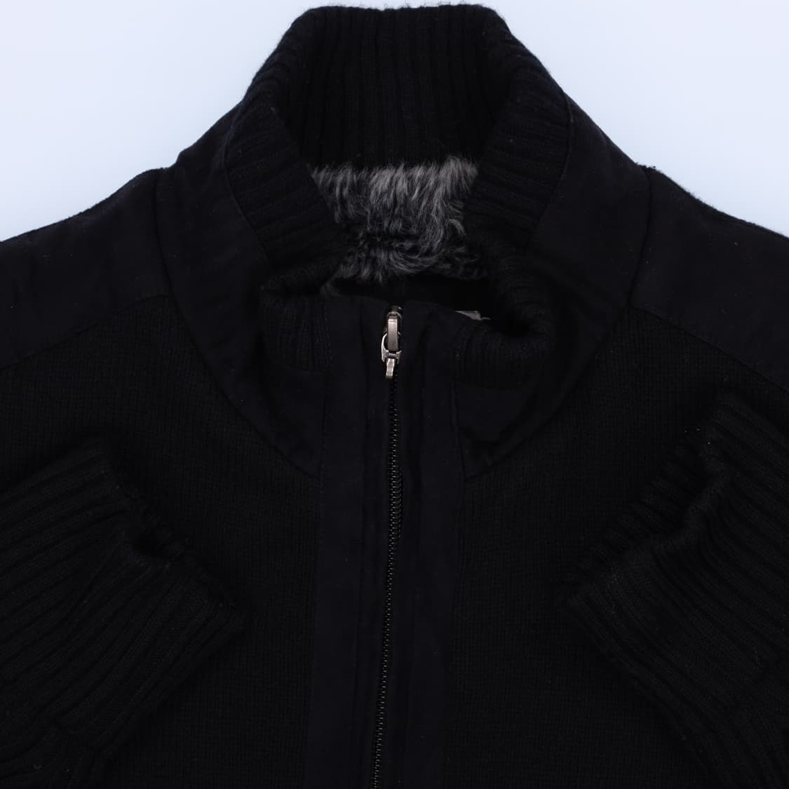 [95] 라코스테 블루종 스웨이드 혼방 니트 집업 점퍼 자켓 N6951 상품이미지5