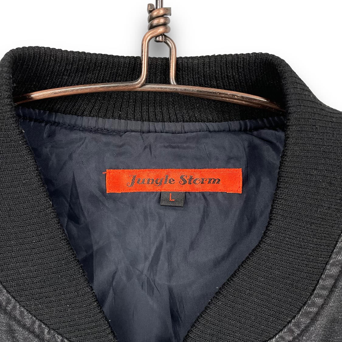 정글스톰 패치로고 데님 봄버 자켓 상품이미지5