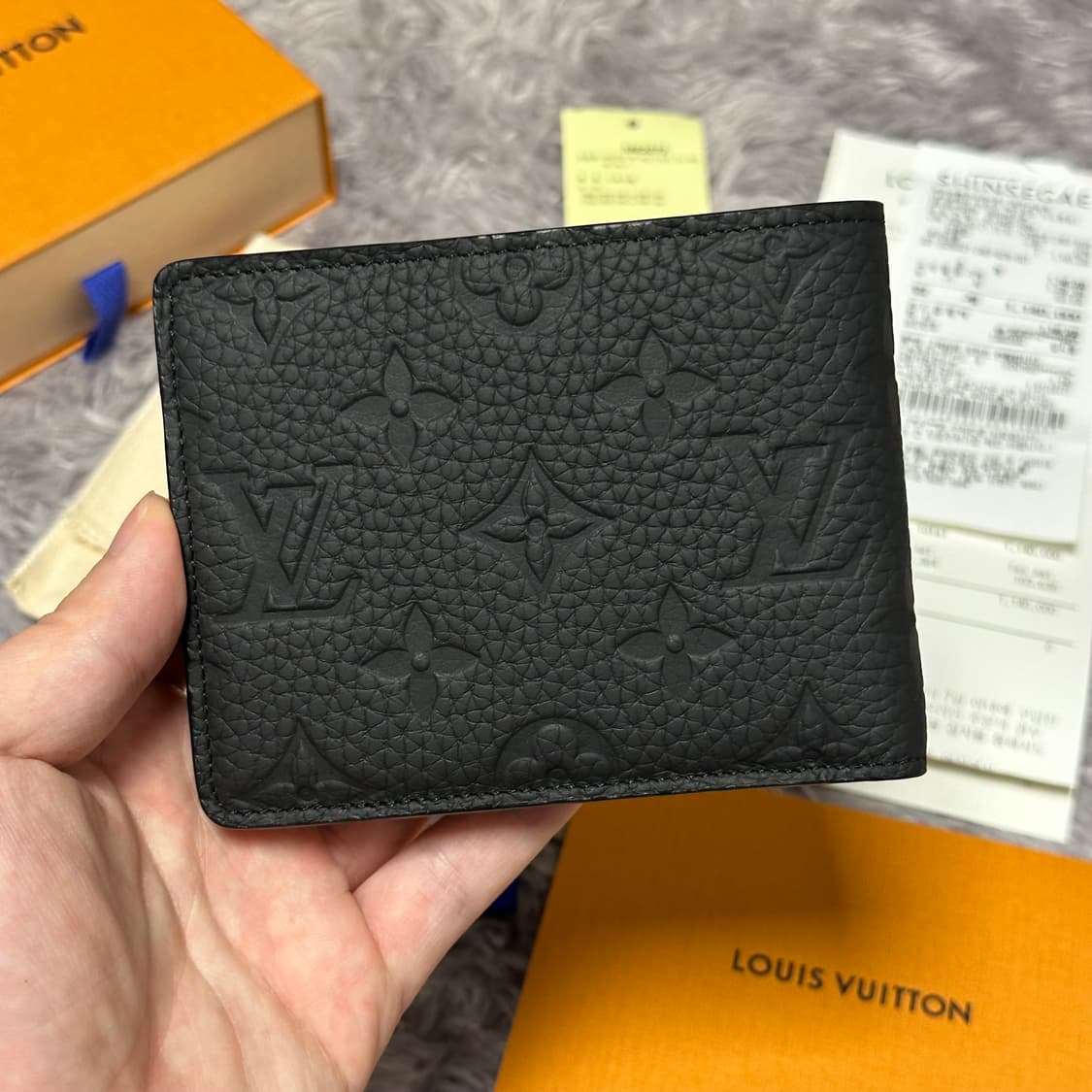 [풀구성] 루이비통 이클립스 토뤼옹 멀티플 월릿 반지갑 블랙 상품이미지2