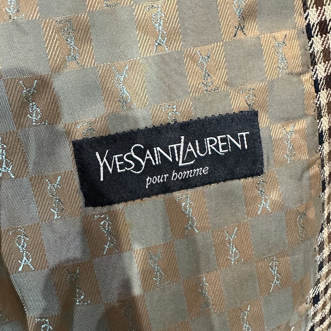 YSL 입생로랑 체크자켓 95-100 상품이미지4