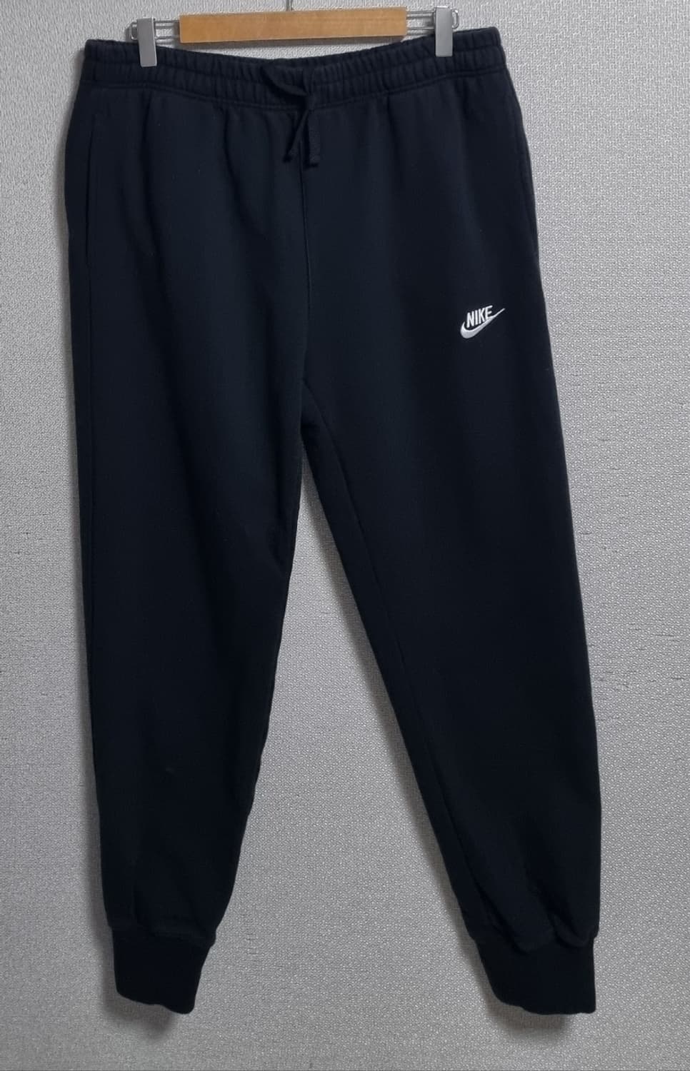 L ) 나이키 블랙 코튼 트레이닝 조거팬츠 상품이미지1