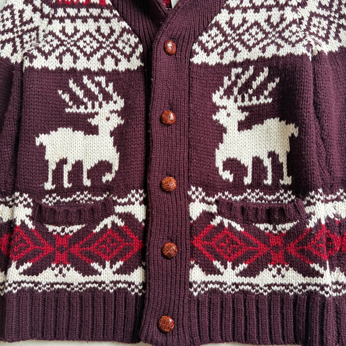 Union Station 빈티지 코위찬 가디건 M 상품이미지4