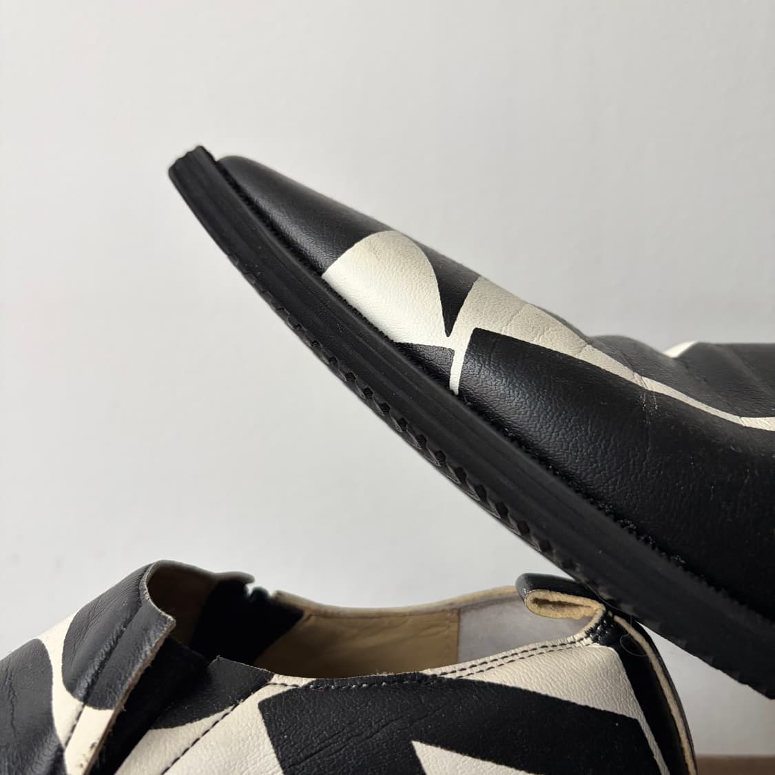 Number Printing Square Toe Shoes 상품이미지7