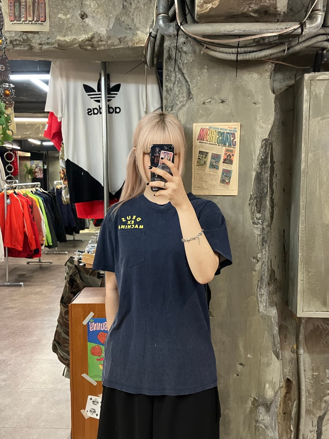 데우스 반팔 네이비 M  #csz1524  상품이미지2