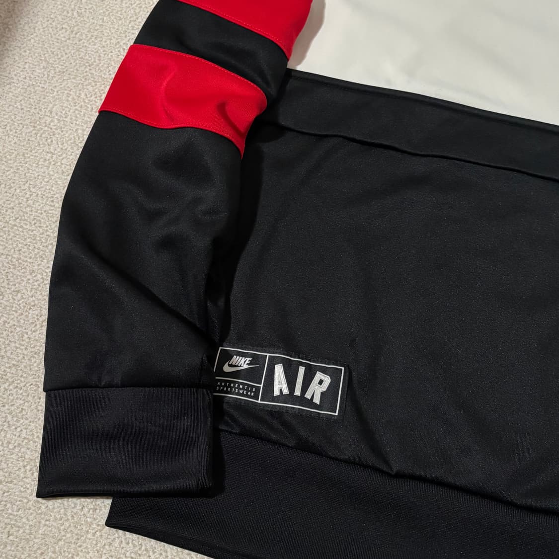 [L] 나이키 검흰 레드 포인트 져지 반집업 상품이미지3