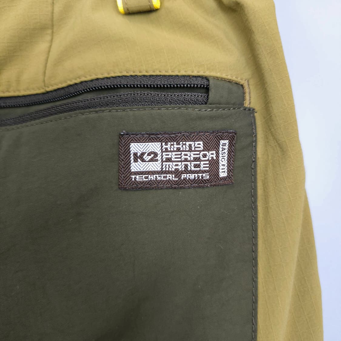 케이투 K2 테크니컬 아웃도어 배색 기능성 팬츠 카키 34 상품이미지7