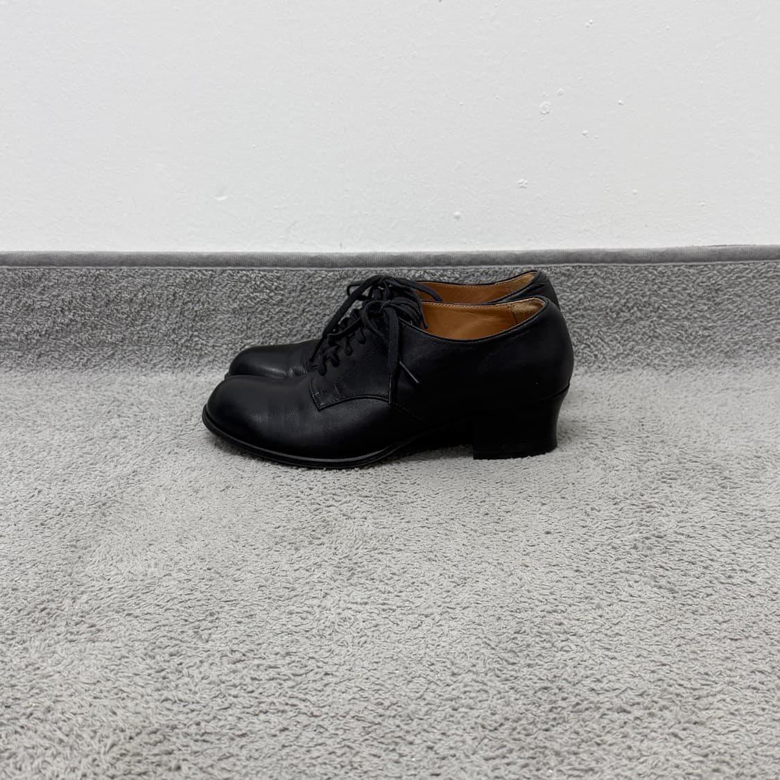 Japan made mid heel derby shoes 상품이미지2