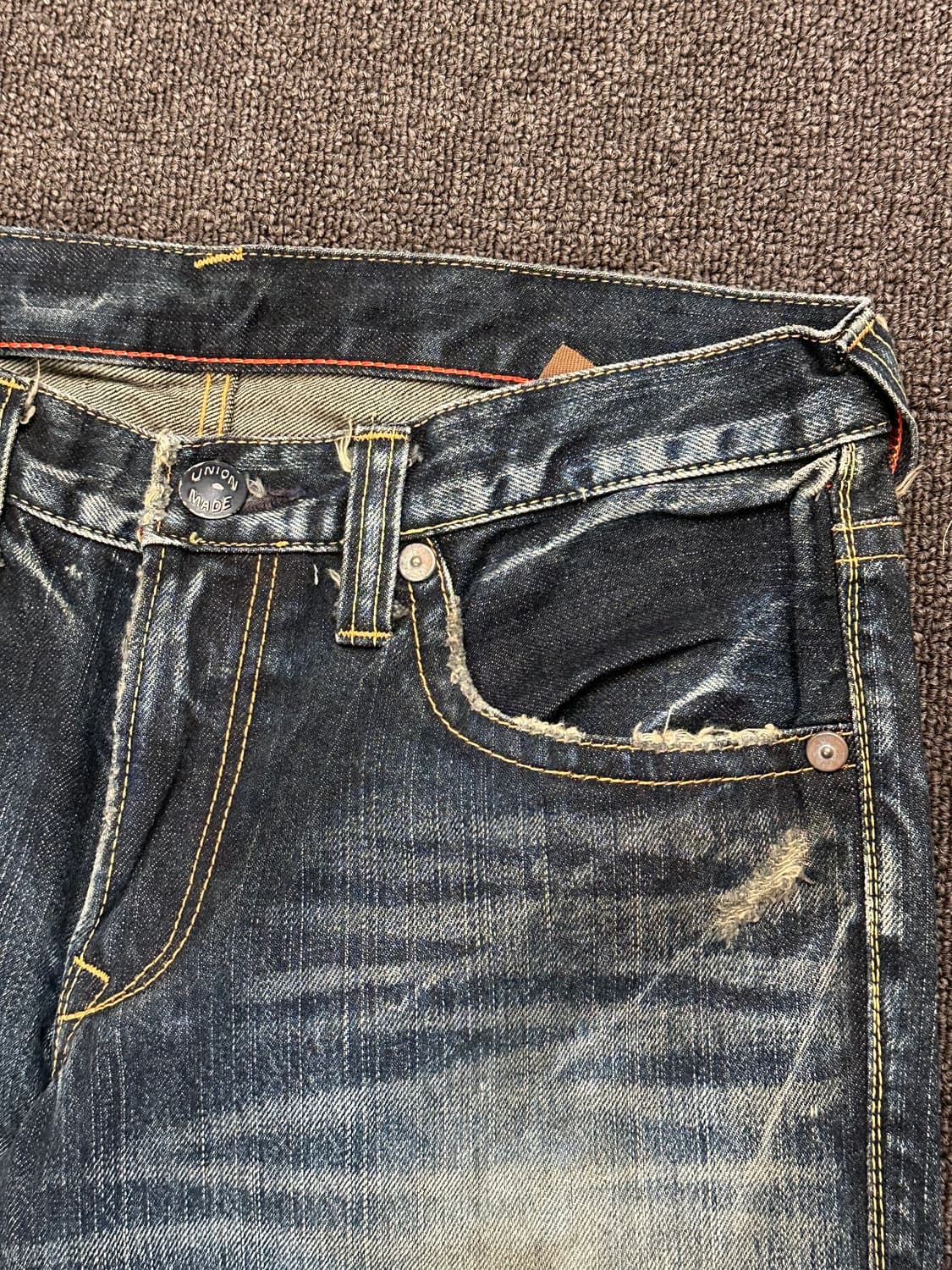 30)Blueway vintage 워싱 스트레이트 데님팬츠 상품이미지5