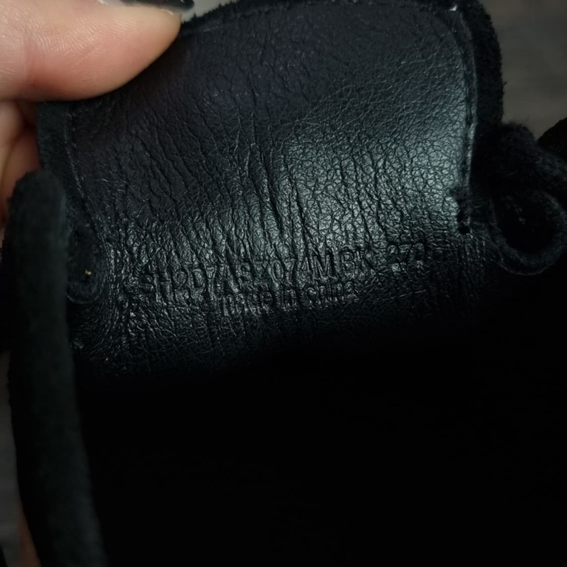 [시스템옴므] 크레페솔 스웨이드 모카 슈즈 블랙 M18158 상품이미지10