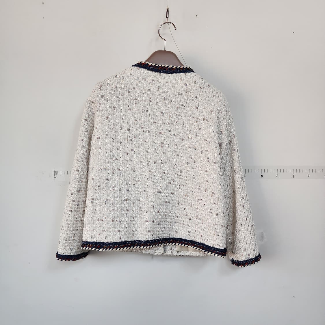 ENC 트위드 자켓 아이보리 상품이미지4