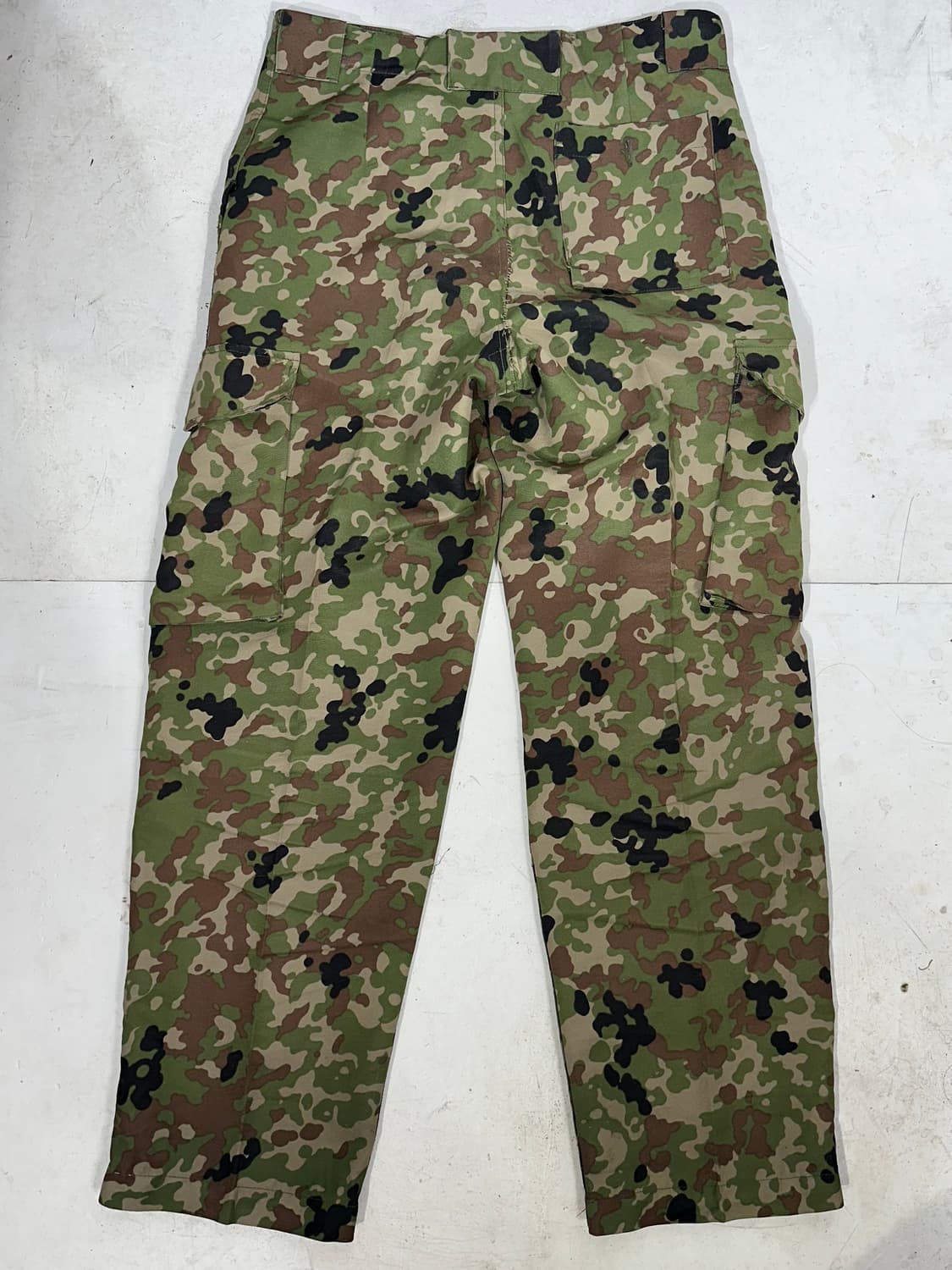 빈티지 카키 밀리터리 카모 와이드 카고 팬츠  상품이미지5