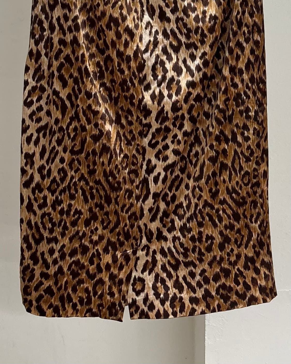 돌체 앤 가바나 브라운 레오파드 프린트 미디스커트 상품이미지5