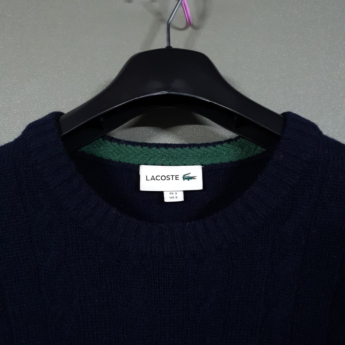국내 95) 라코스테 신형 20FW 크록 케이블 니트 꽈배기 스웨터 상품이미지5