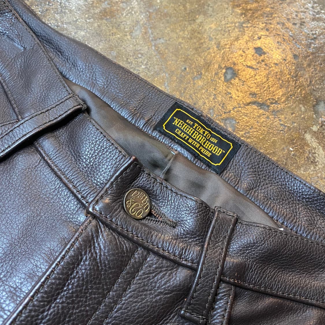 (M)네이버후드 가죽 팬츠 상품이미지3