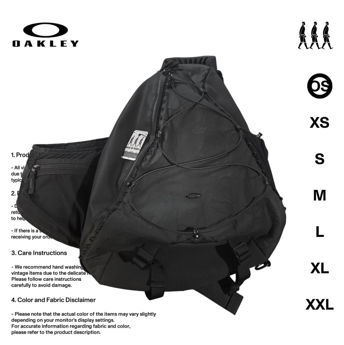 오클리 래티튜드 슬랭백 블랙 상품이미지1