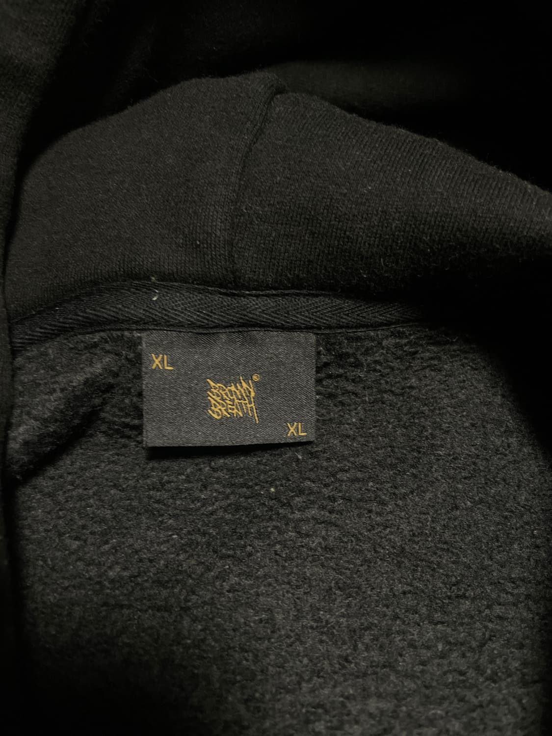 브라운브레스 블랙 후드티 상품이미지5