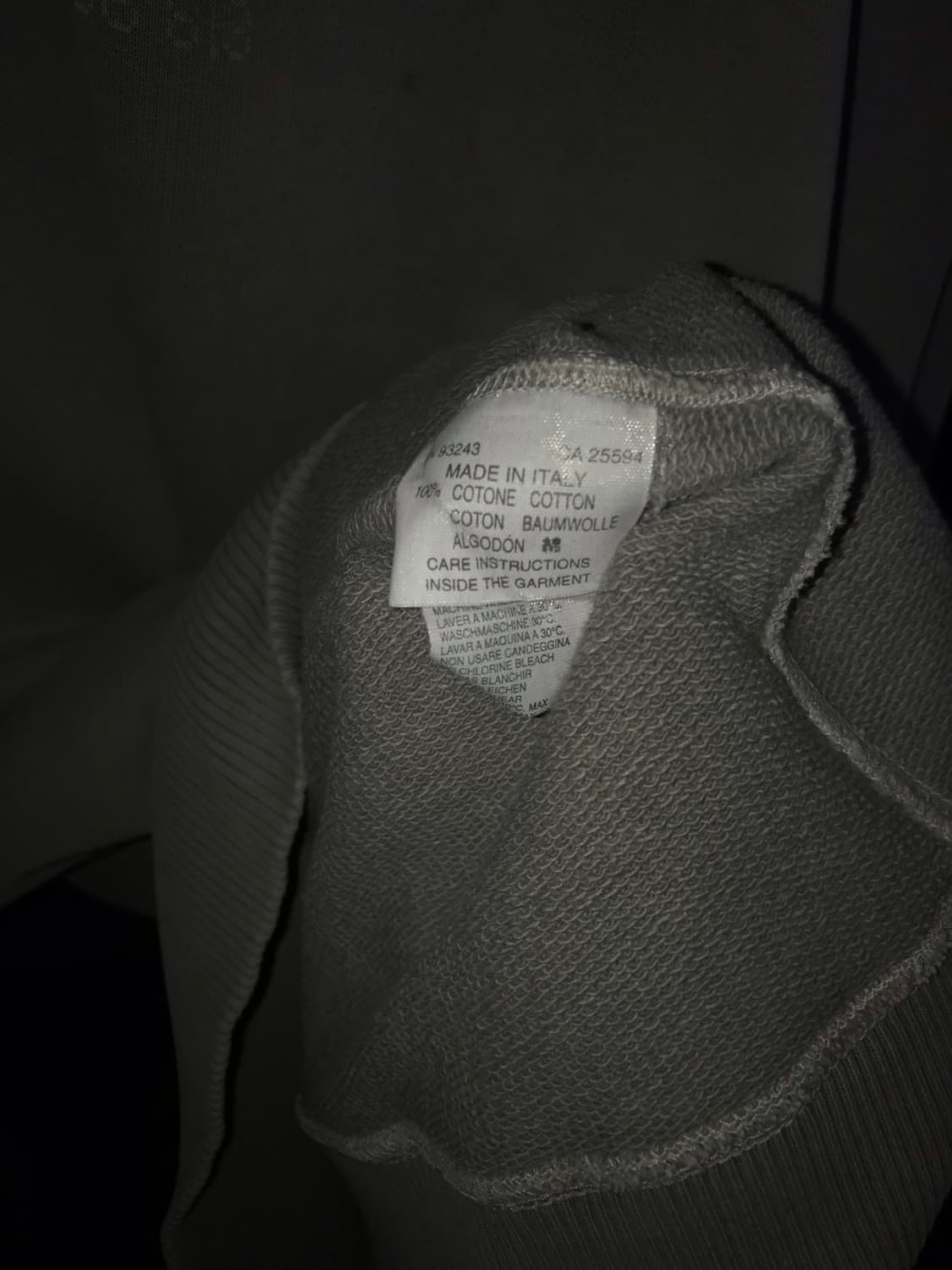 Diesel Luxury Of Dirty 737 Grey Sweatshi 상품이미지5
