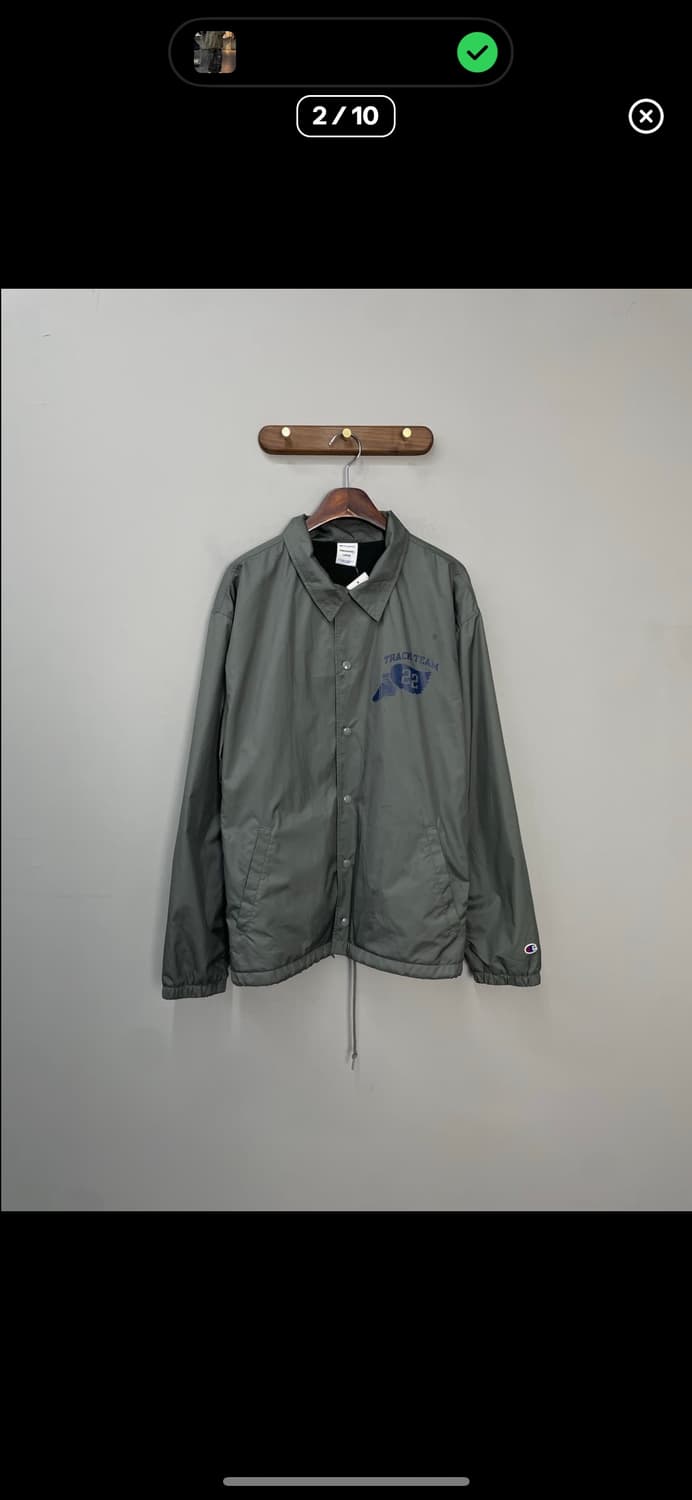 챔피온 X 디스이즈네버댓 22fw 콜라보레이션 코치 재킷 A2417 상품이미지2