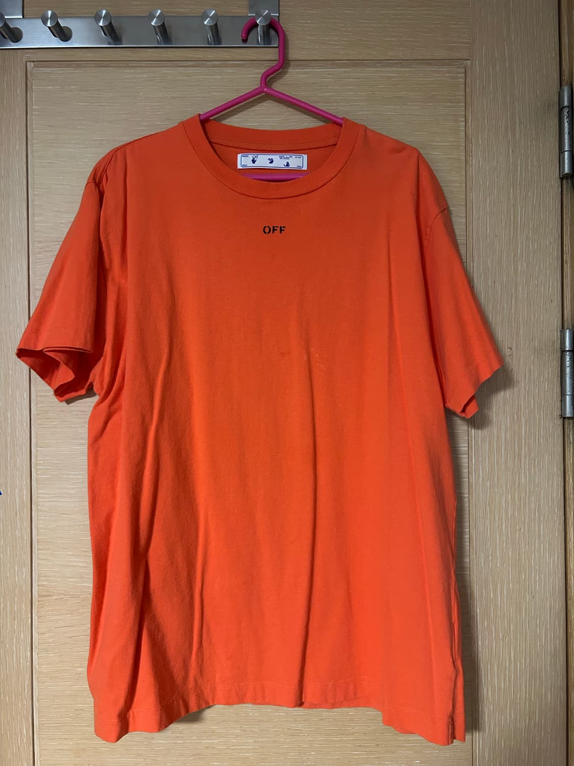 20FW 오프화이트 반팔 XS 상품이미지2