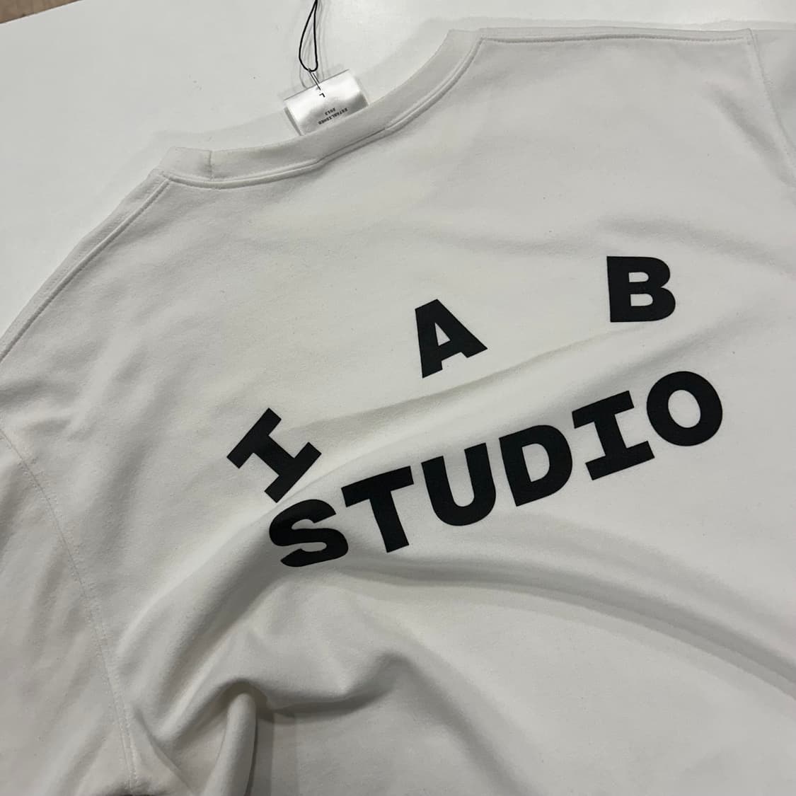 [L] IAB STUDIO 흰색 반팔 티셔츠 A865 상품이미지10