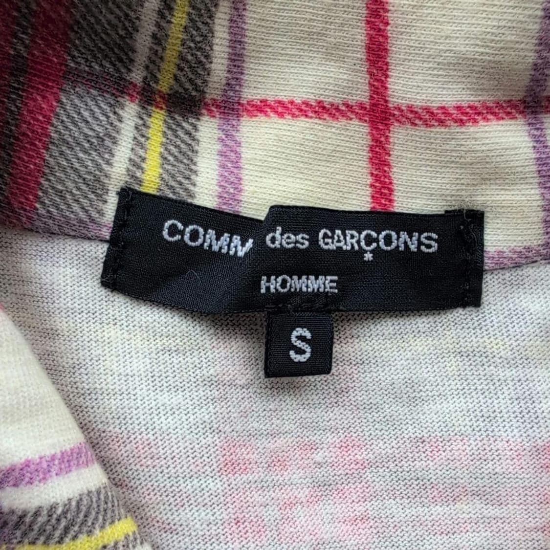 [S]꼼데가르송 옴므 옴브레 집업 셔츠 상품이미지5