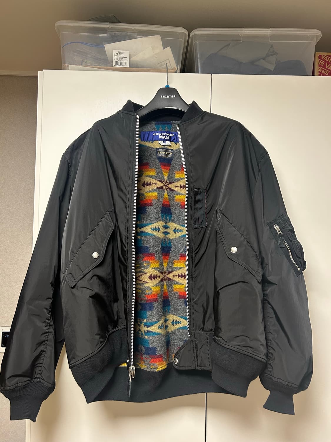 준야와타나베 펜들턴 봄버 상품이미지2