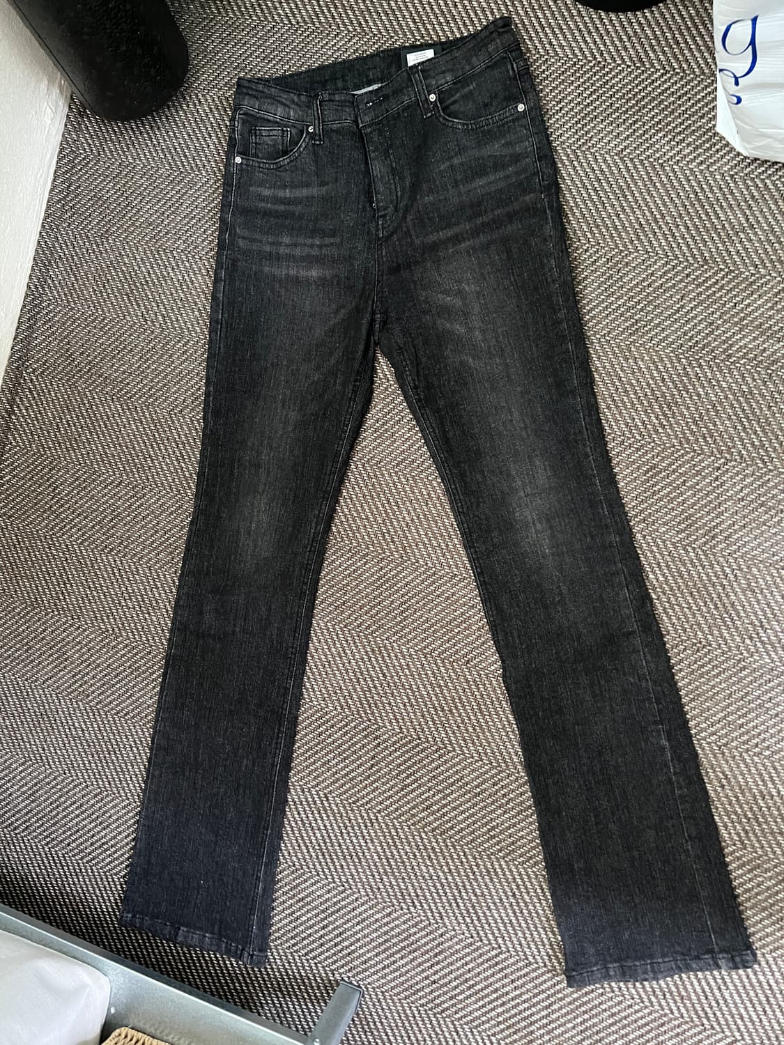 쓰리타임즈 5501 bootcut black jeans M 상품이미지1
